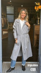 Cardigan "Essenziale" Grigio _ MI.LE. for soku