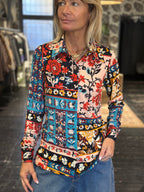 Camicia floreale in jersey _ Dixie