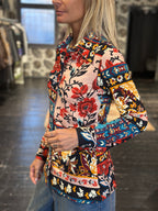 Camicia floreale in jersey _ Dixie