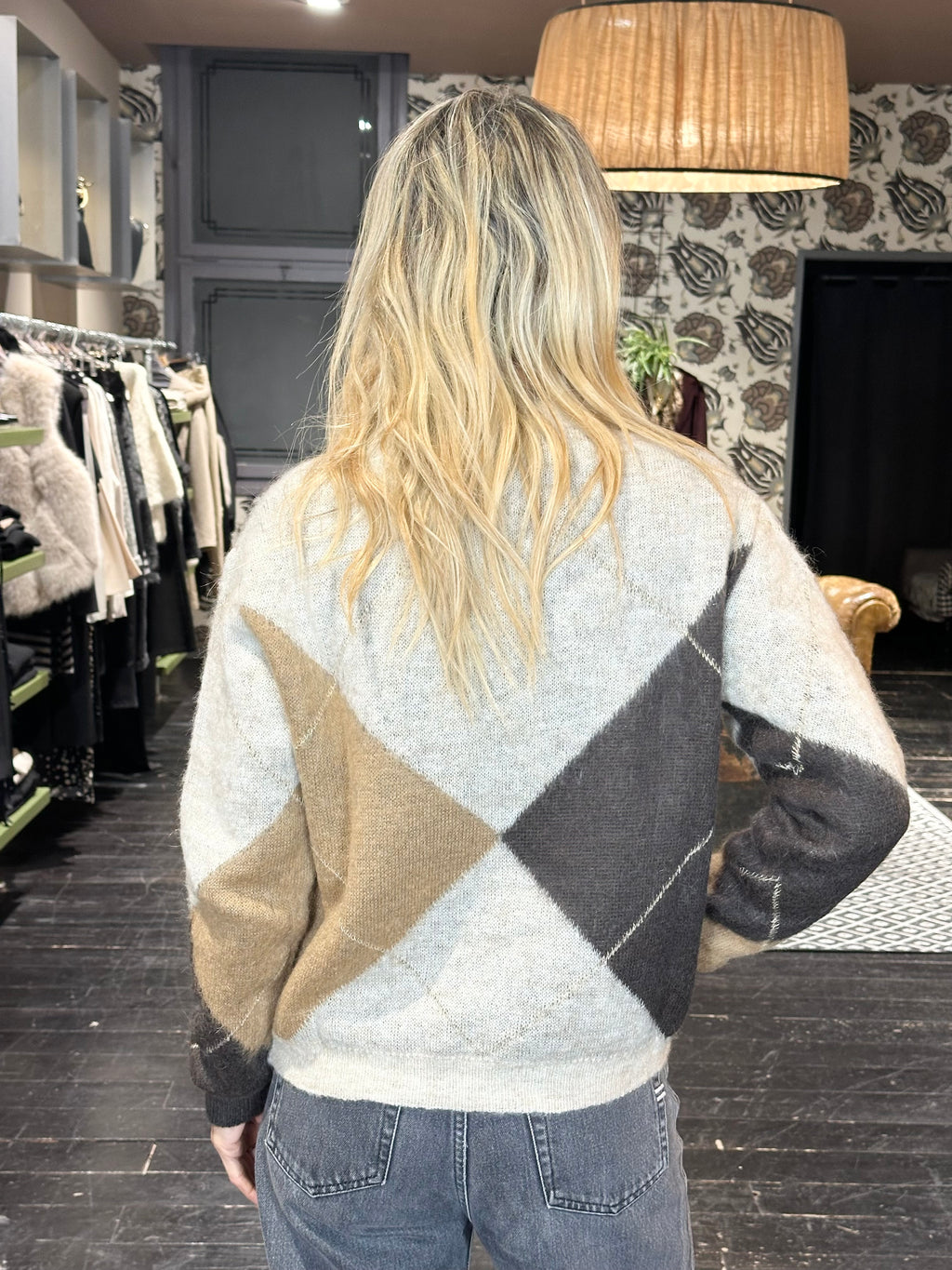 Maglia Rombi Panna _ Souvenir