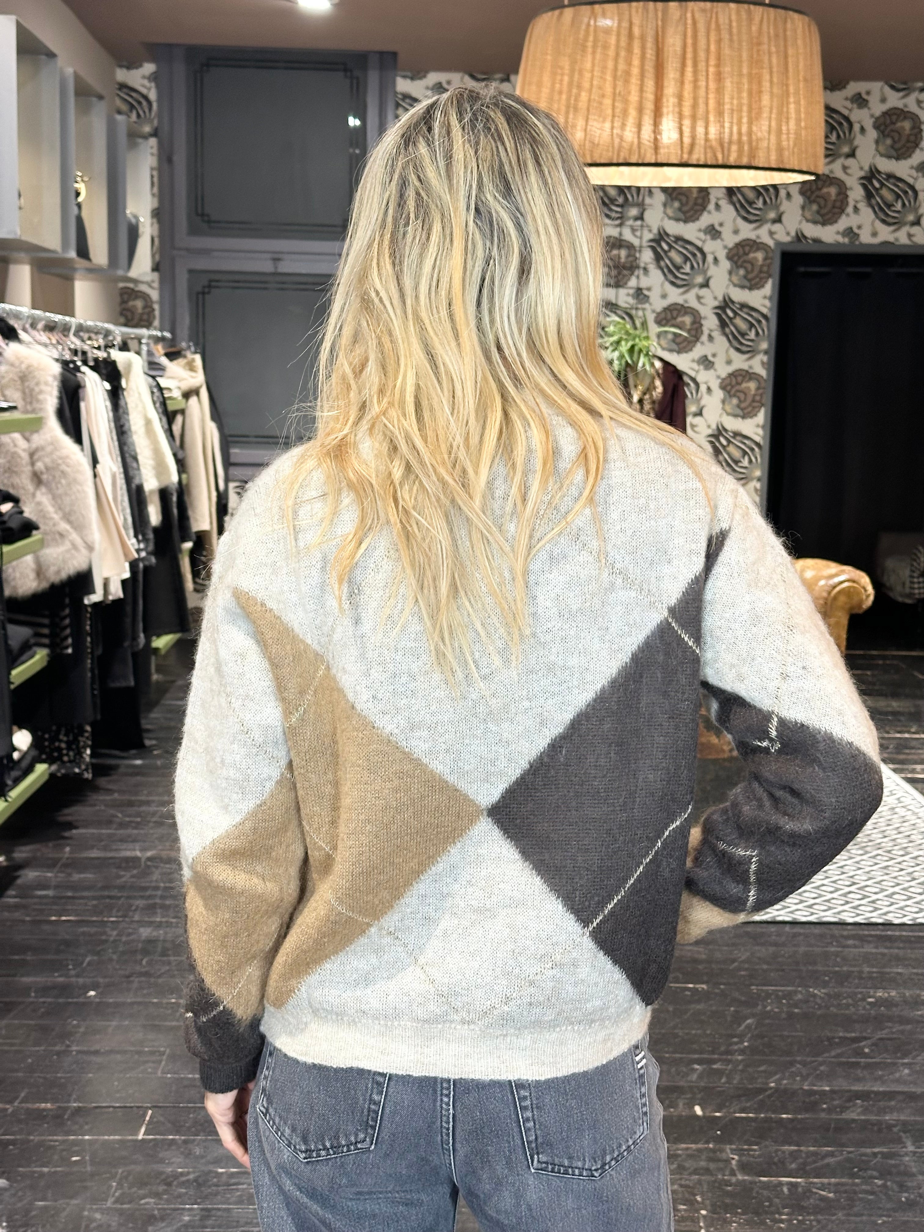 Maglia Rombi Panna _ Souvenir