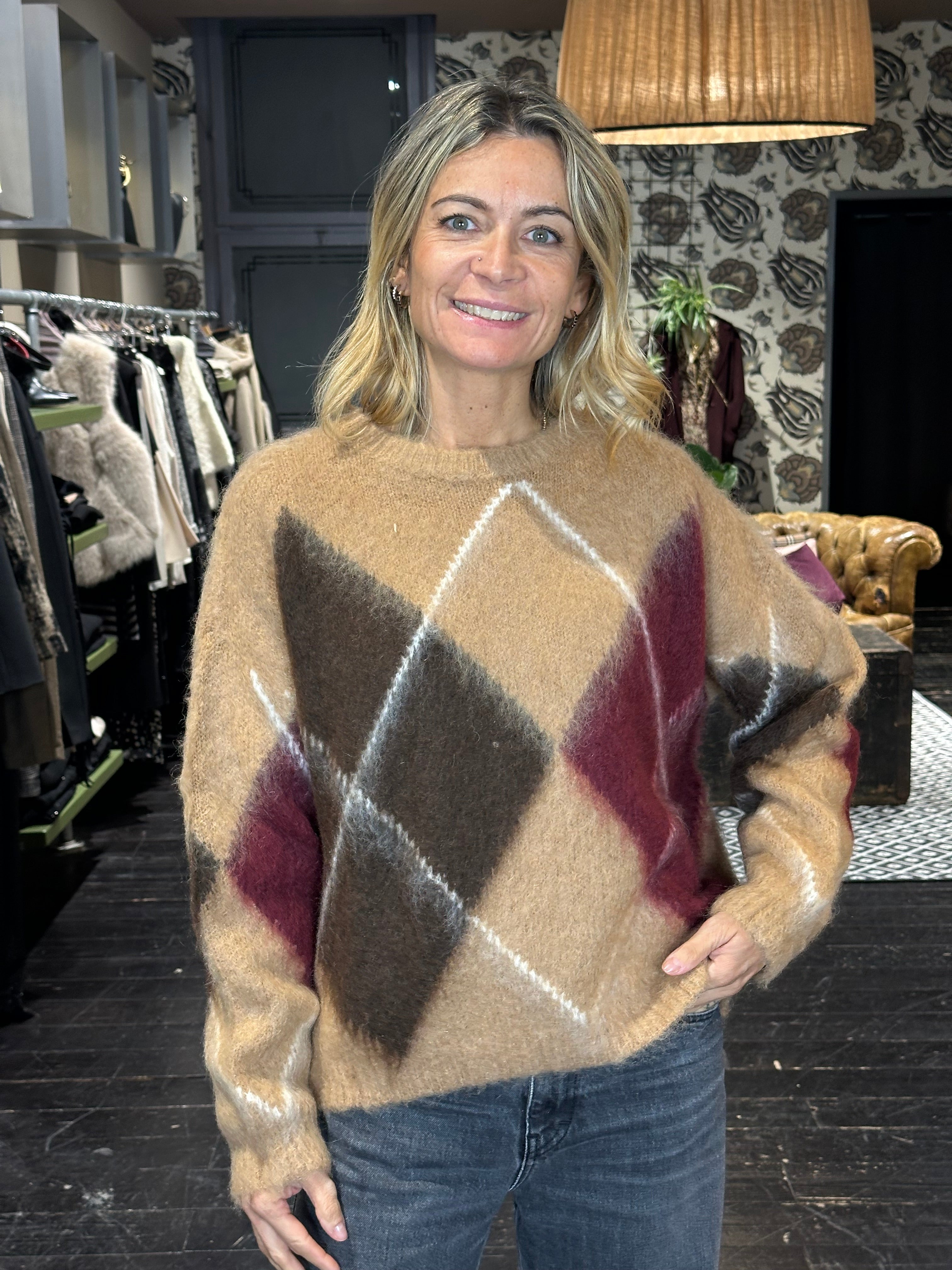 Maglia Rombi Camel _ Souvenir