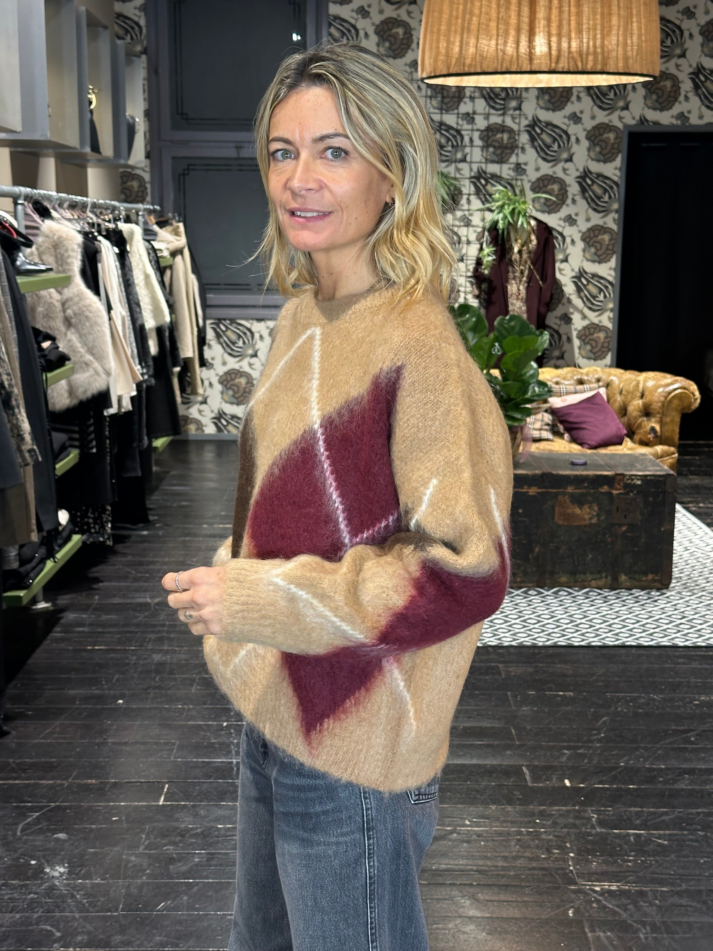 Maglia Rombi Camel _ Souvenir