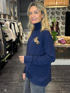 Maglia Over Lupetto Blu _ Souvenir