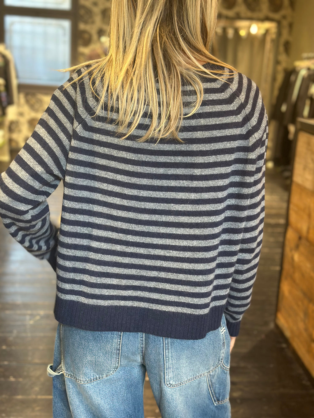 Maglia Girocollo Blu _ Karma