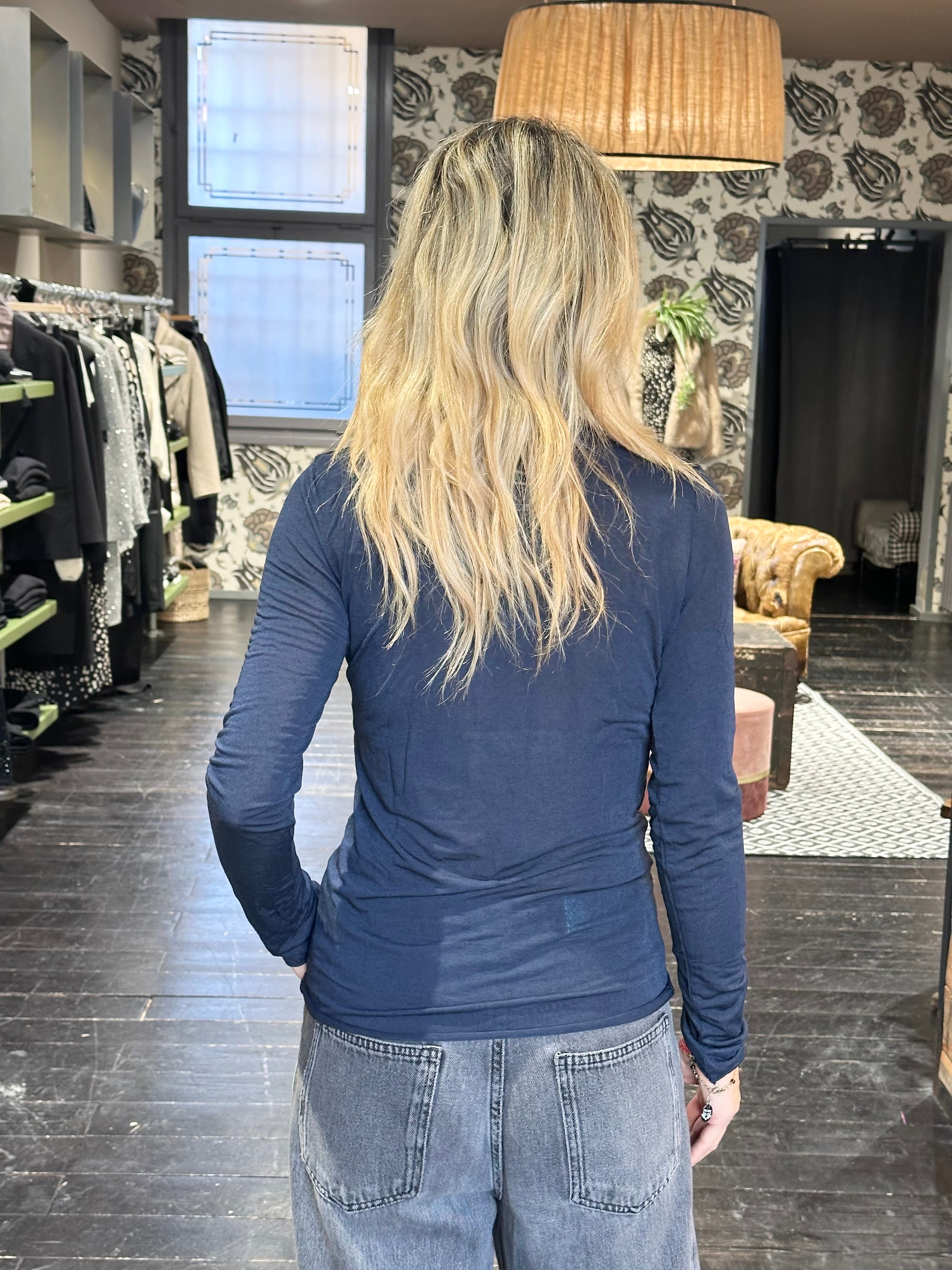 Cachemerina Collo Alto Blu _ Mi.LE. for soku