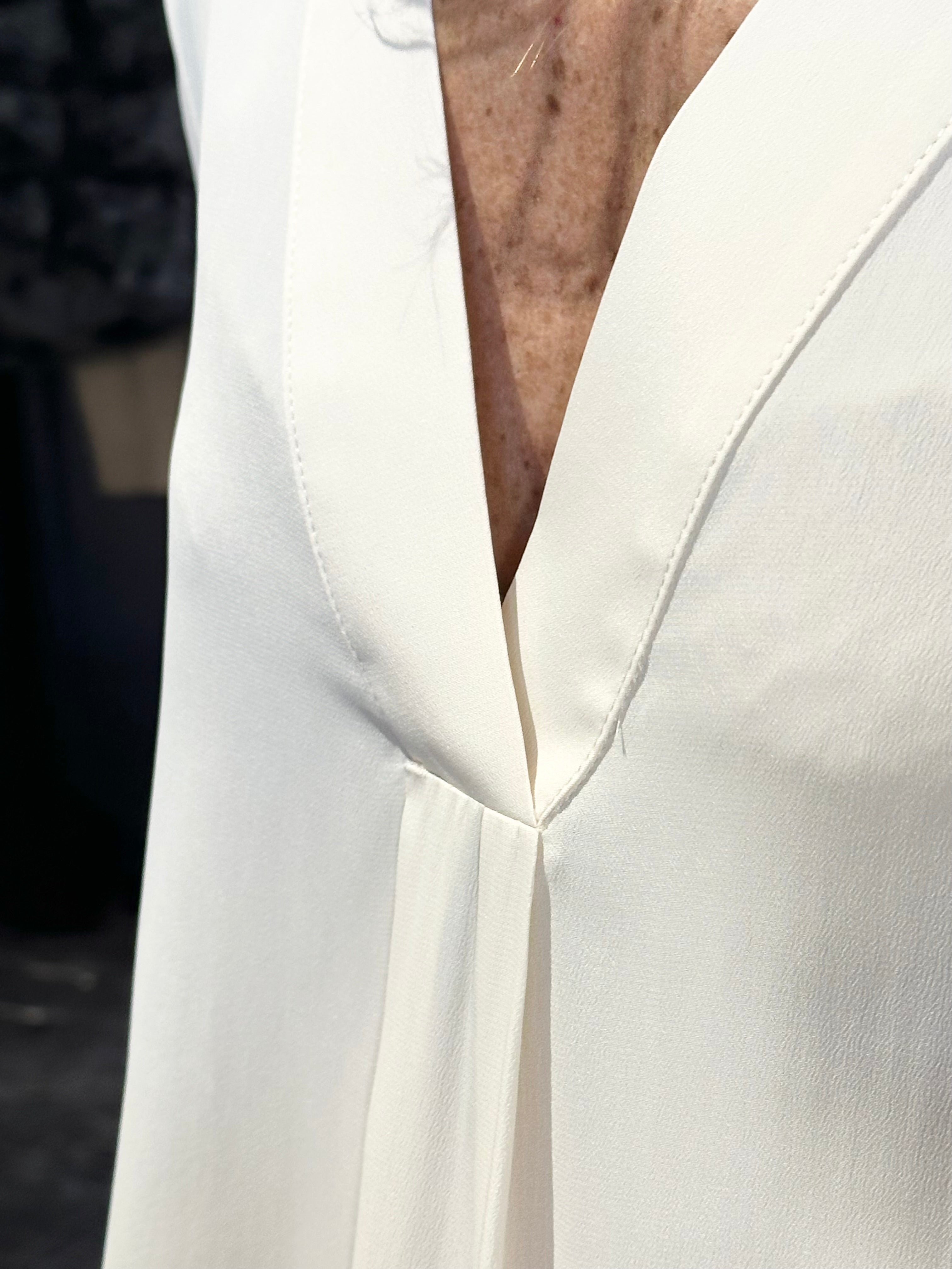 Camicia Scollo a V Latte _ Ottod'Ame