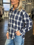 Camicia check blu over _ MI.LE. for soku