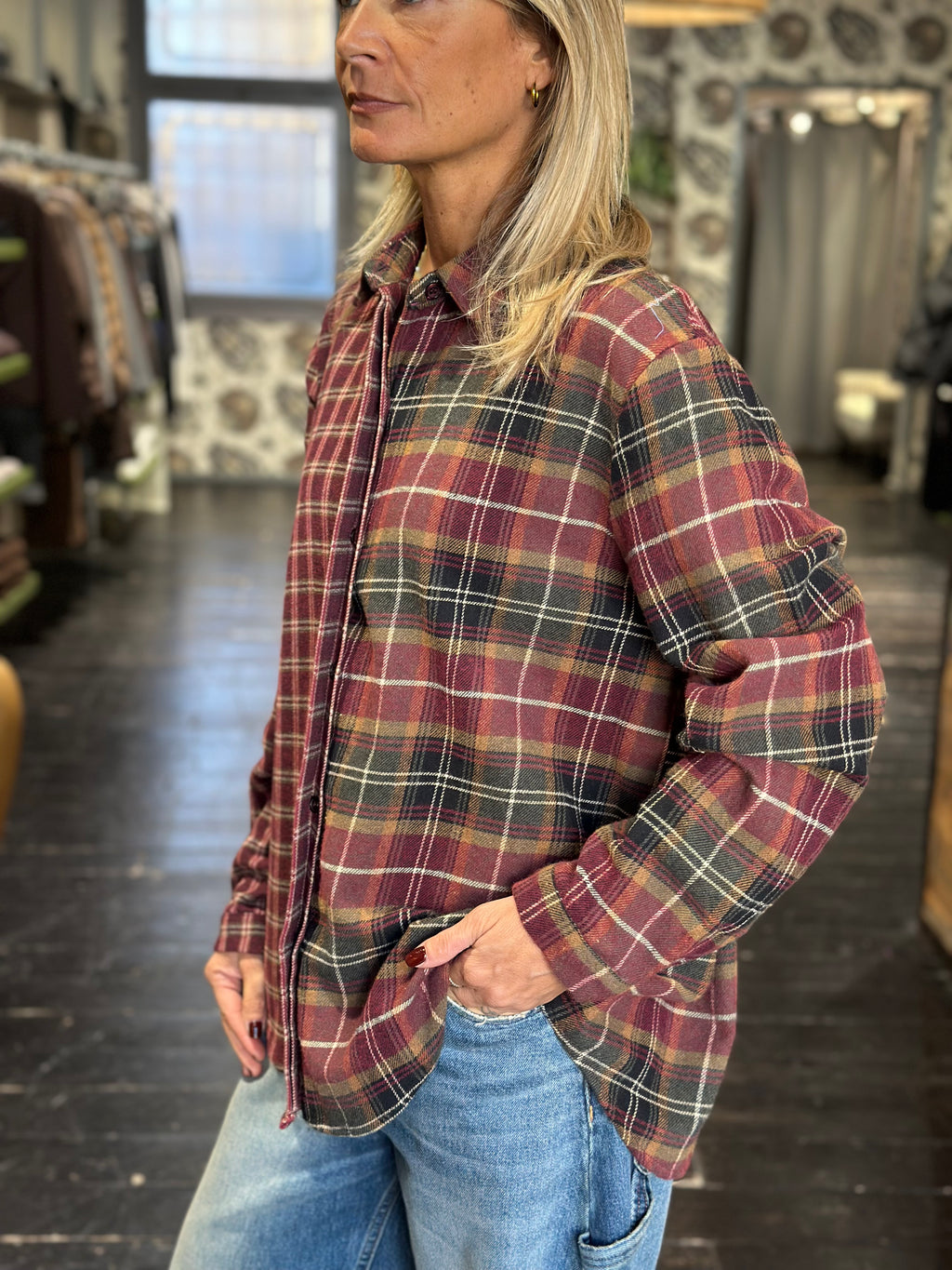 Camicia Patchork in check _ Mi.LE. for soku