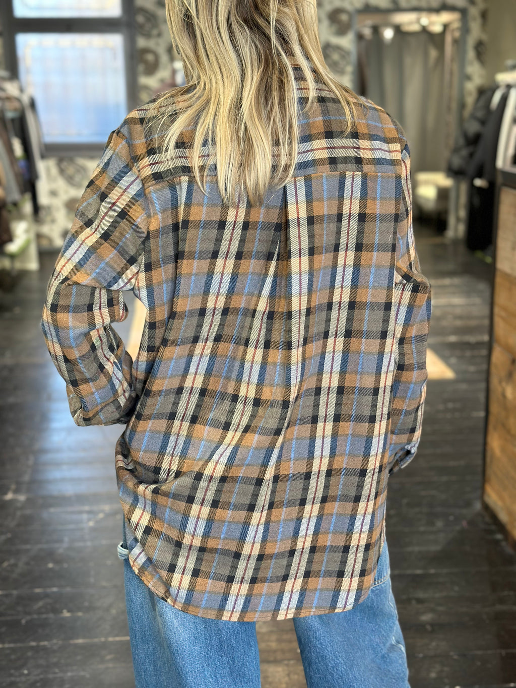 Camicia Check Senape Over _ MI.LE. for soku