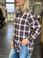 Camicia Check Nero/Bordeaux _ MI.LE. for soku