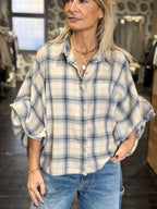 Camicia Check Panna Ampia _ MI.LE. for soku