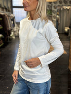 T-shirt girocollo Panna _ MI.LE. for soku