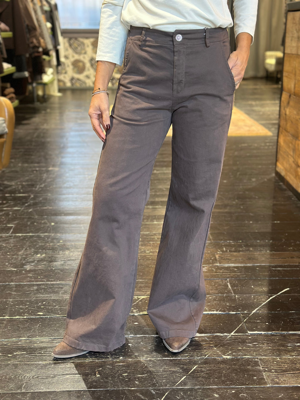 Pantalone palazzo moro _ MI.LE. for soku