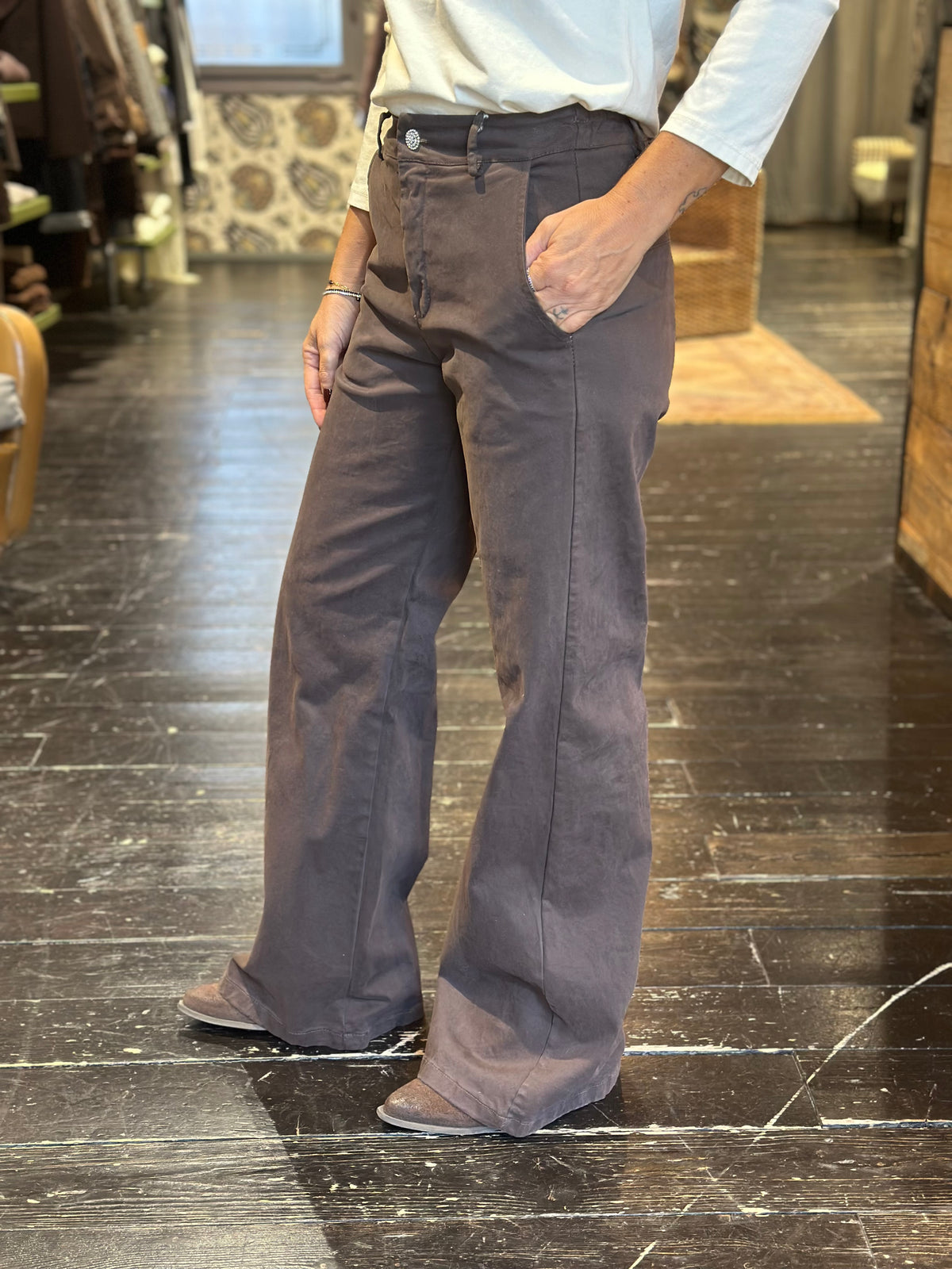 Pantalone palazzo moro _ MI.LE. for soku