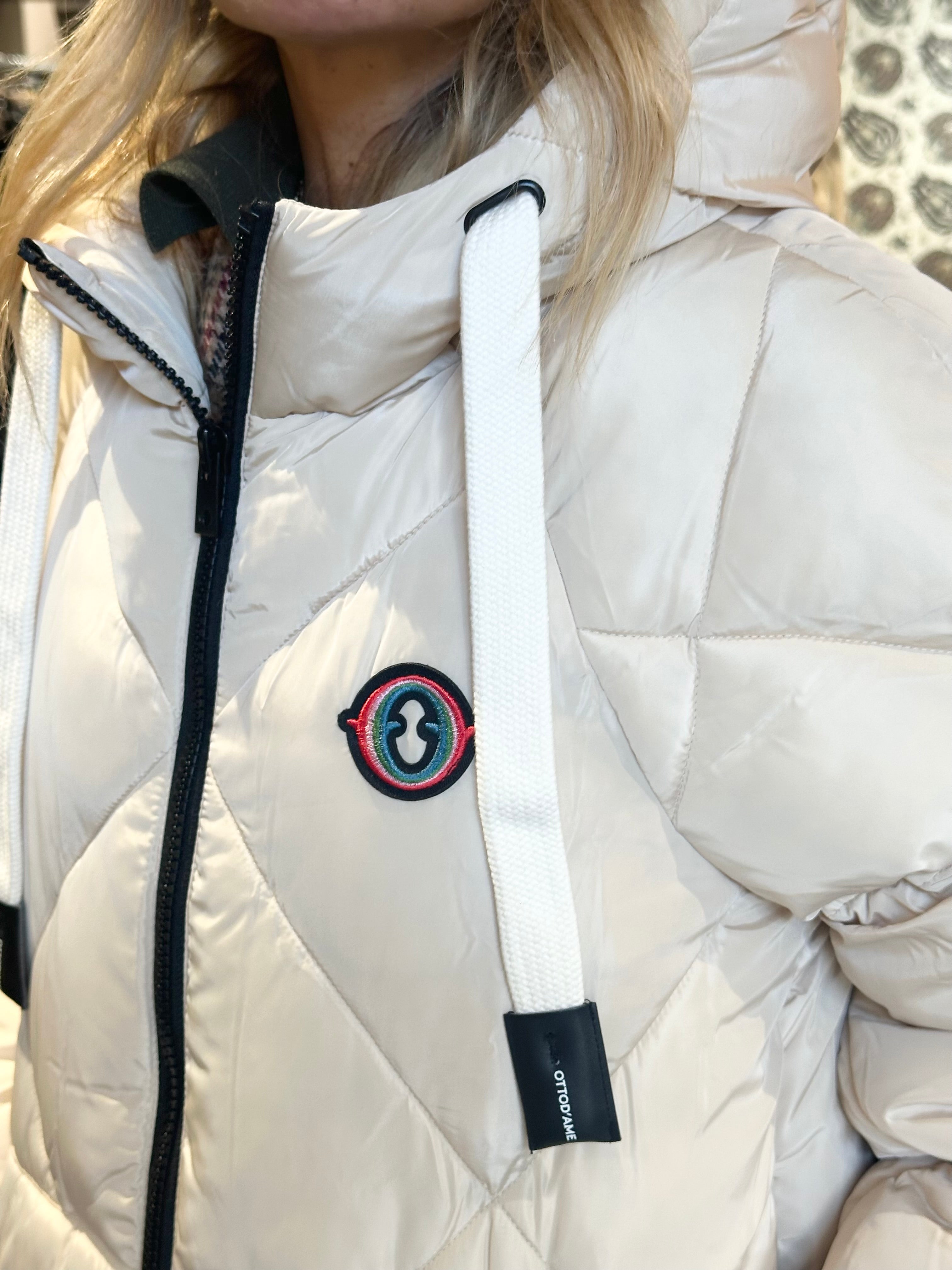 Piumino Lungo Ecru _ Ottod'Ame