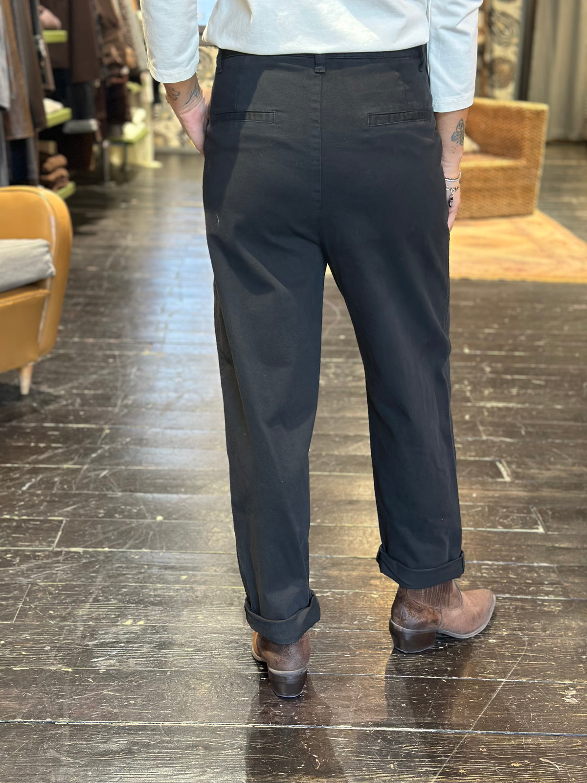 Pantalone baggy Nero _ MI.LE. for soku