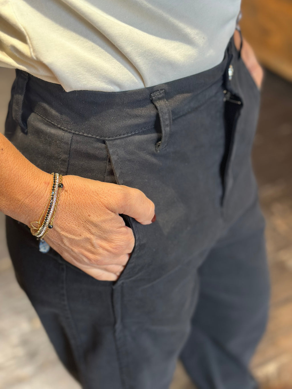Pantalone baggy Nero _ MI.LE. for soku