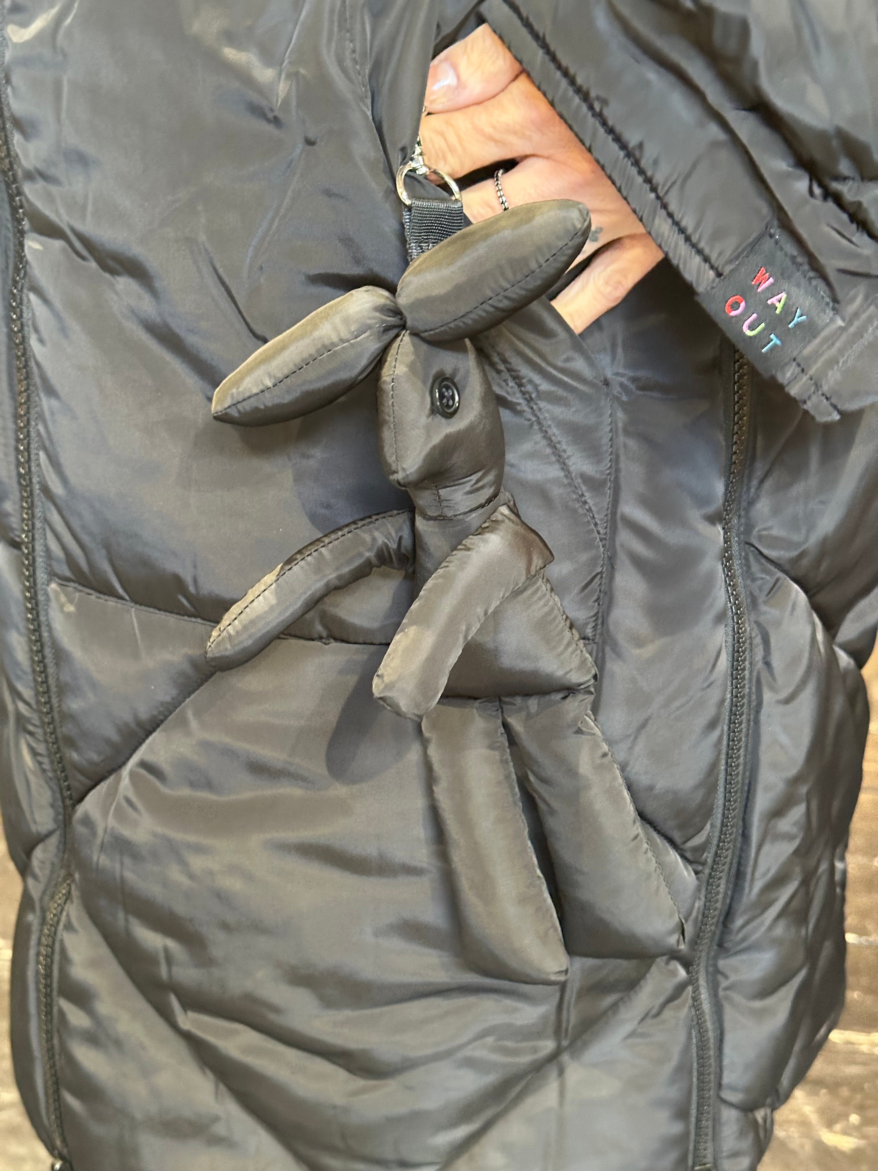 Piumino Lungo Nero _ Ottod'Ame