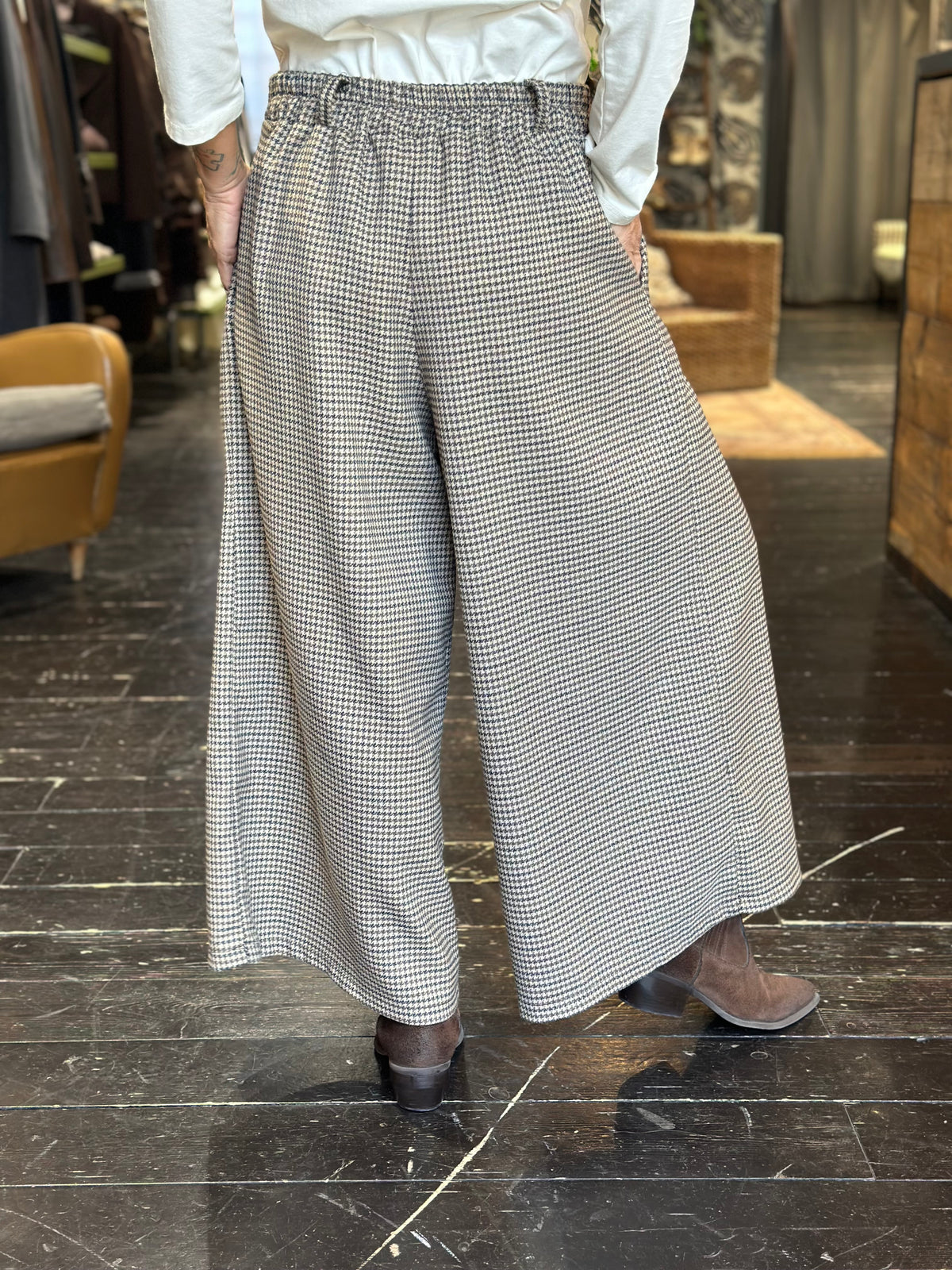 Gonna pantalone pied de poule _ MI.LE. for soku