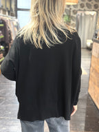 Maglia scollo a barca Nero _ Souvenir