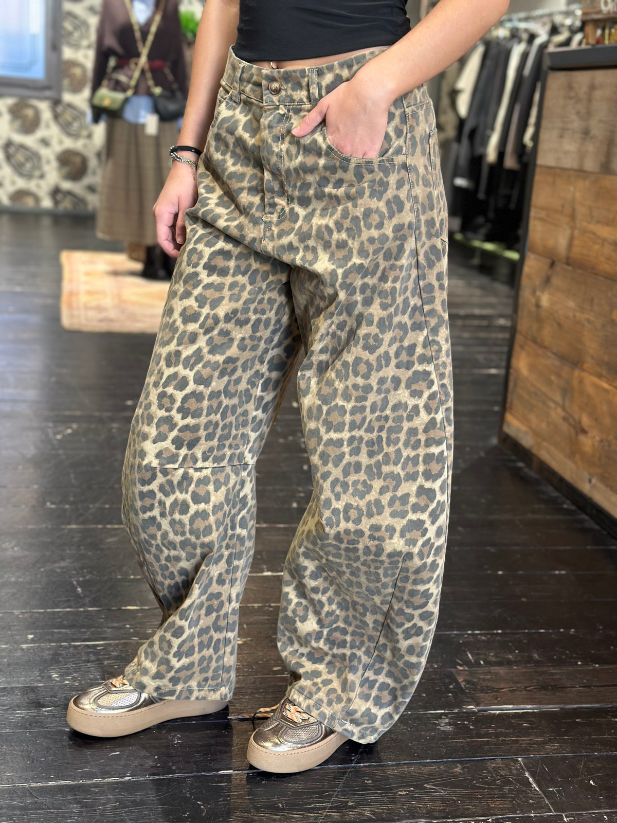 Pantalone balloon maculato _ MI.LE. for soku