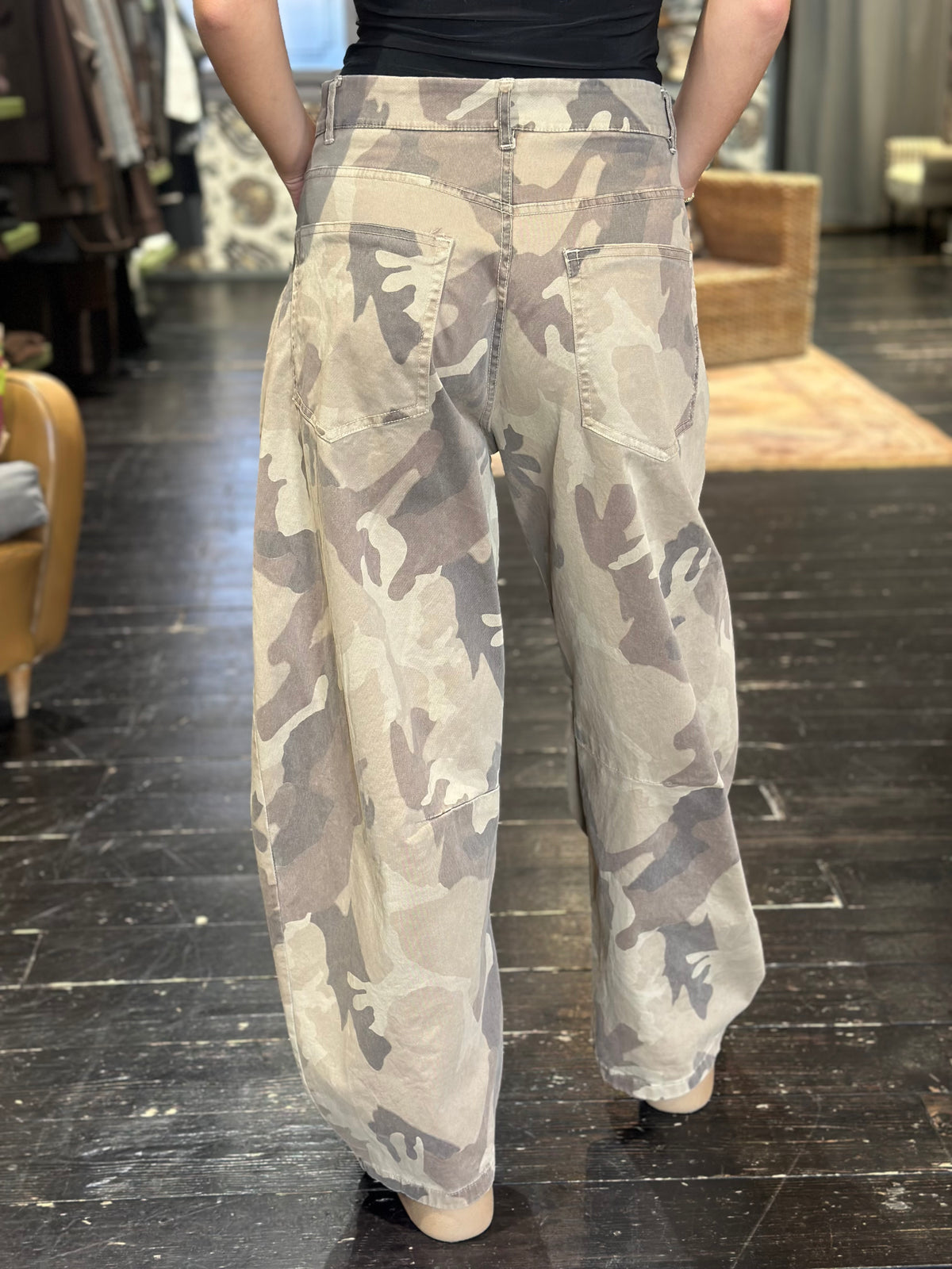 Pantalone balloon mimetico _ MI.LE. for soku