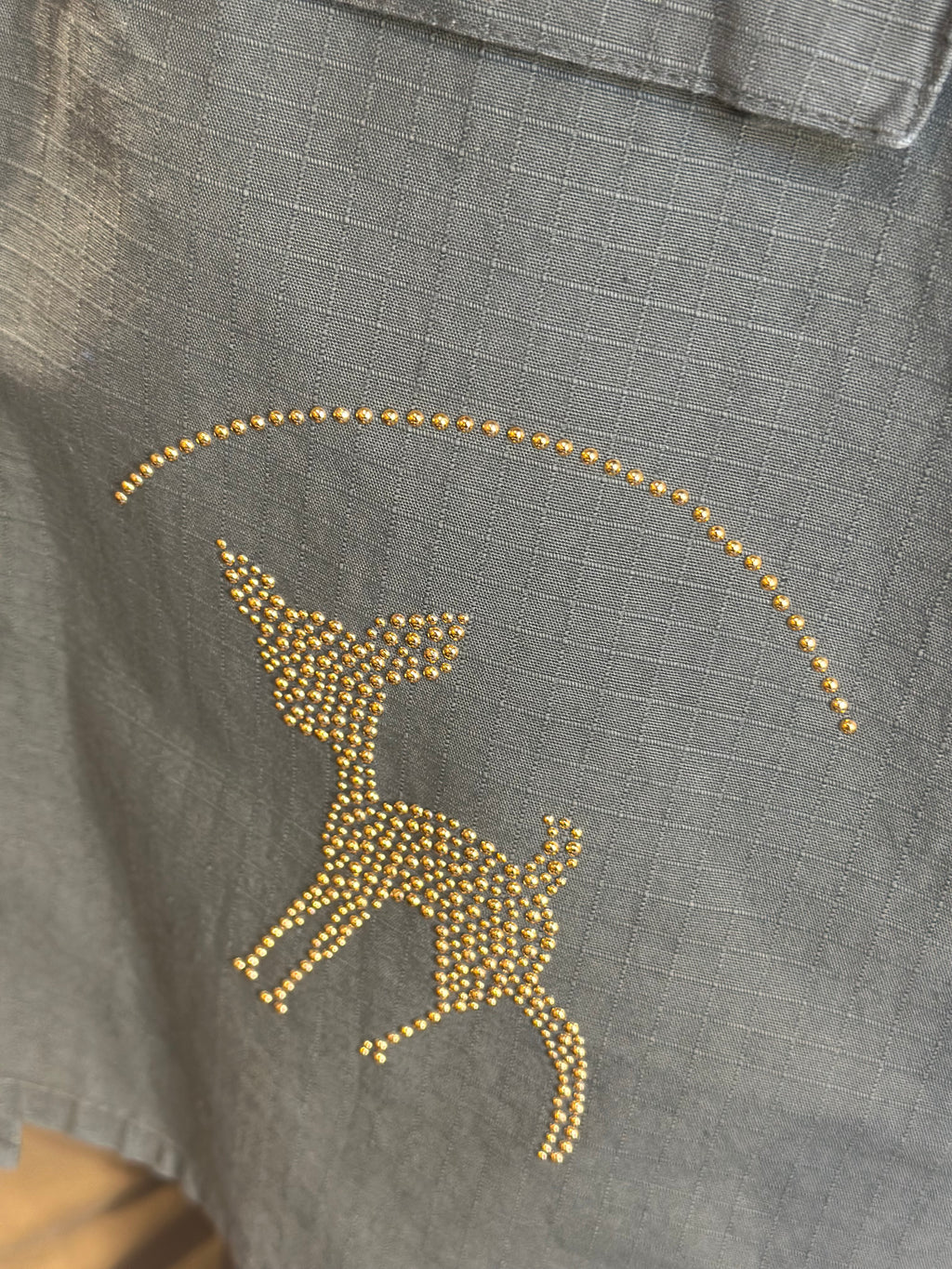 Camicia  piume e strass _  MI.LE. for soku