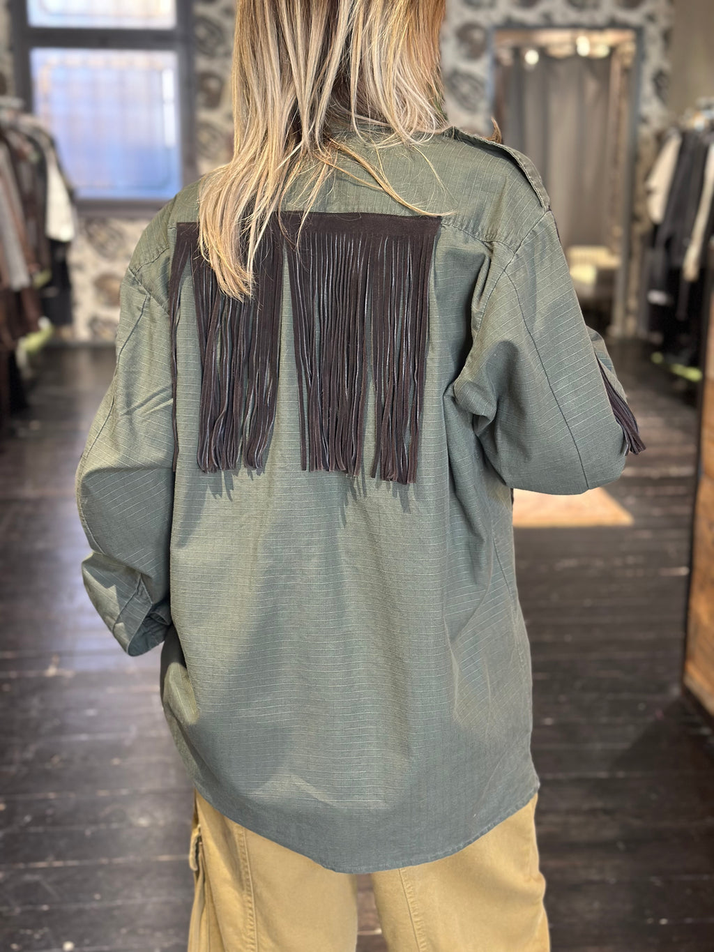 Camicia frange scamosciate _ MI.LE. for soku