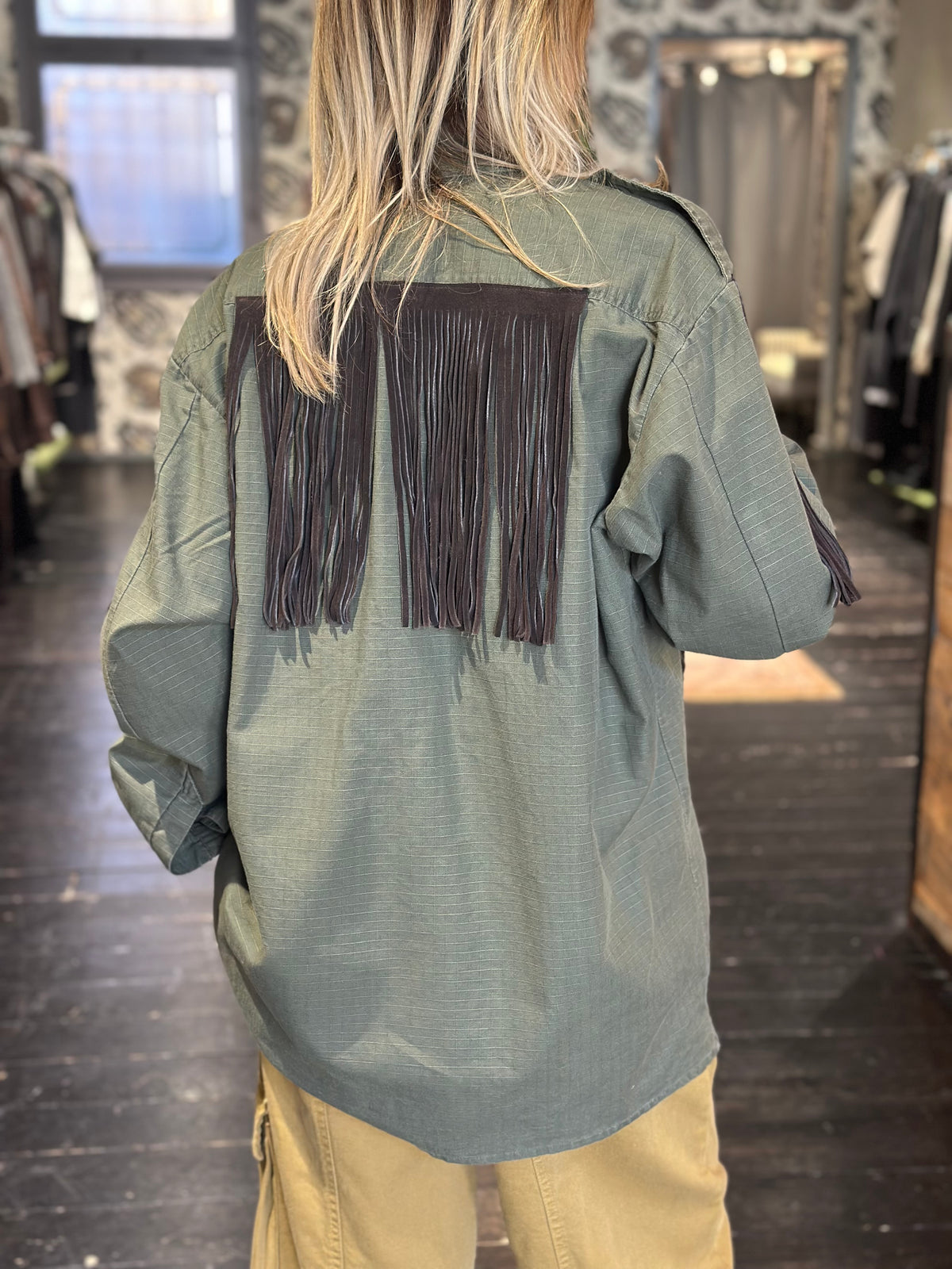 Camicia frange scamosciate _ MI.LE. for soku