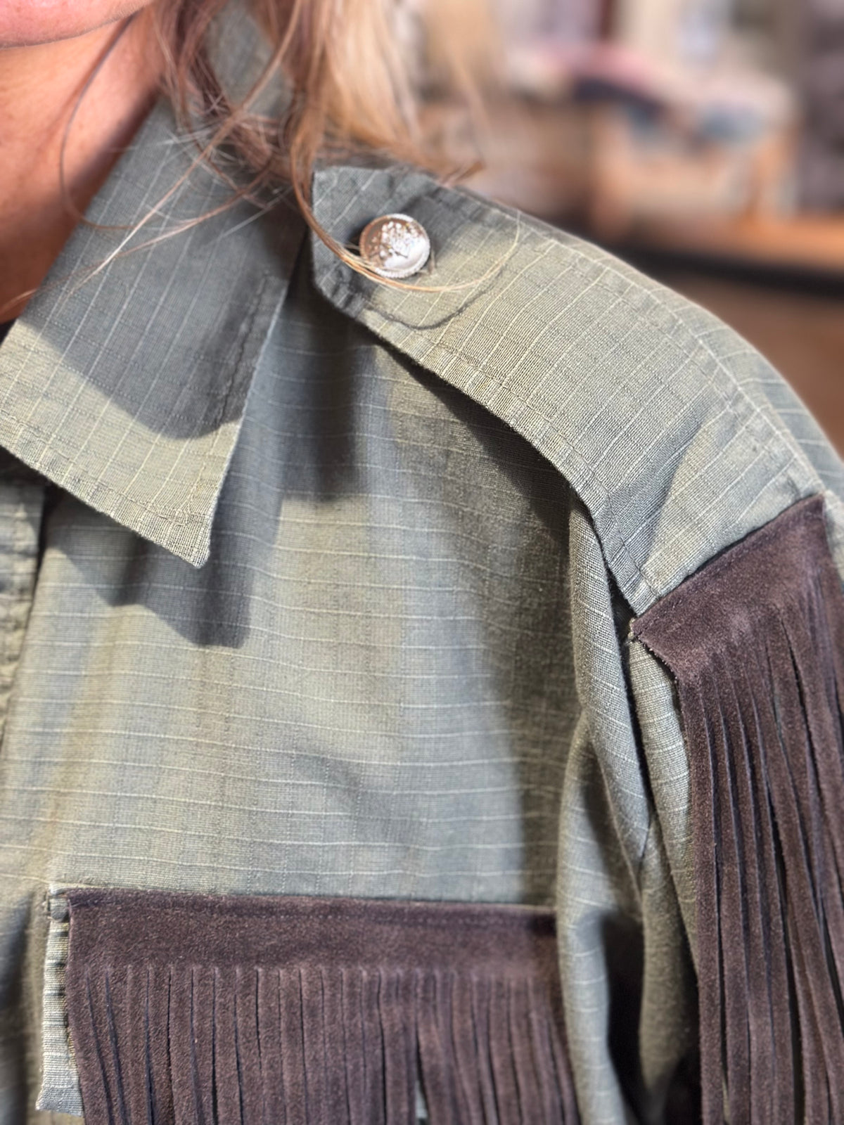 Camicia frange scamosciate _ MI.LE. for soku
