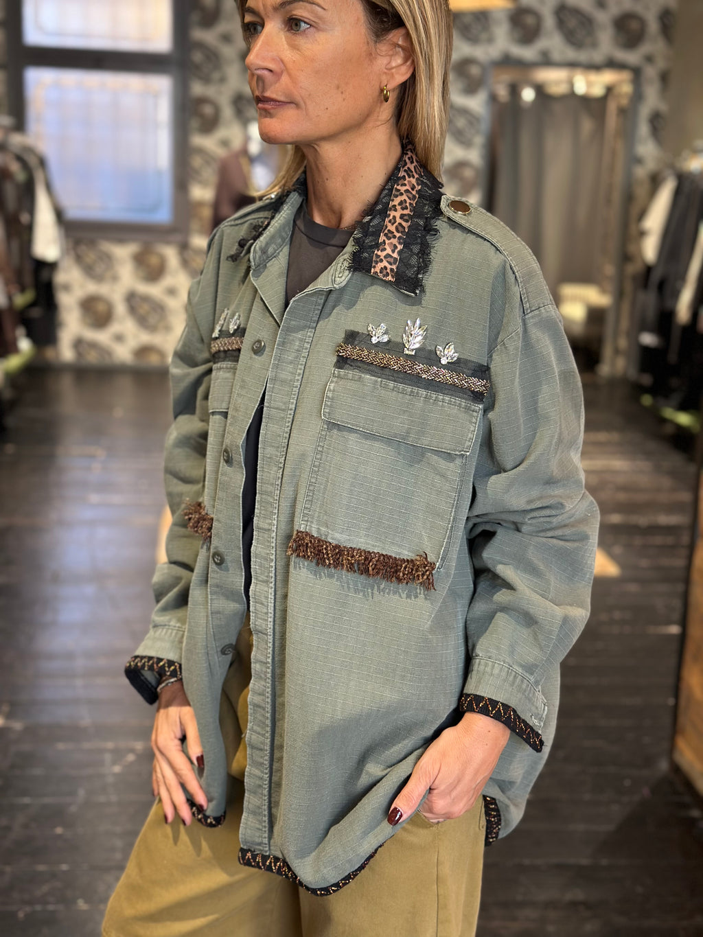 Camicia militare colletto maculato _ MI.LE. for soku
