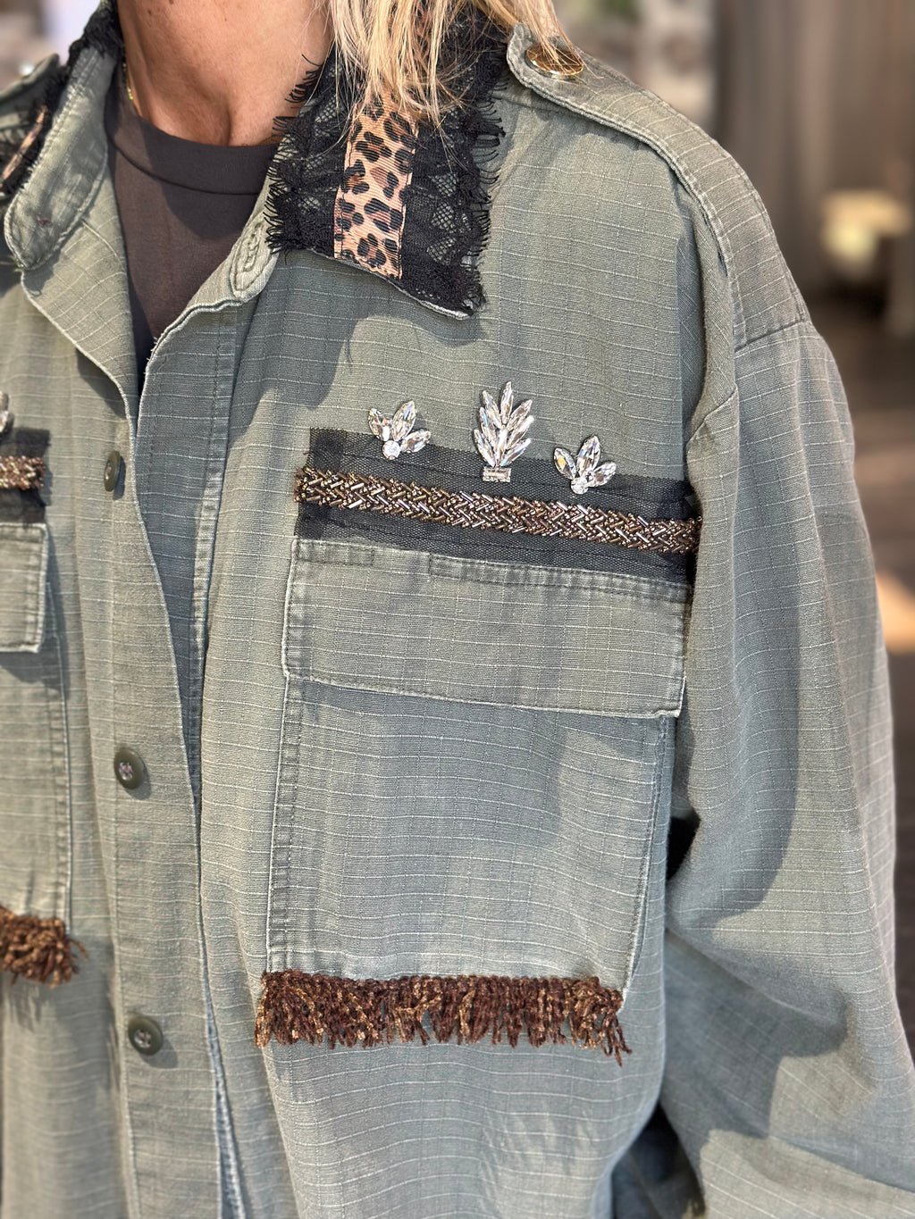 Camicia militare colletto maculato _ MI.LE. for soku