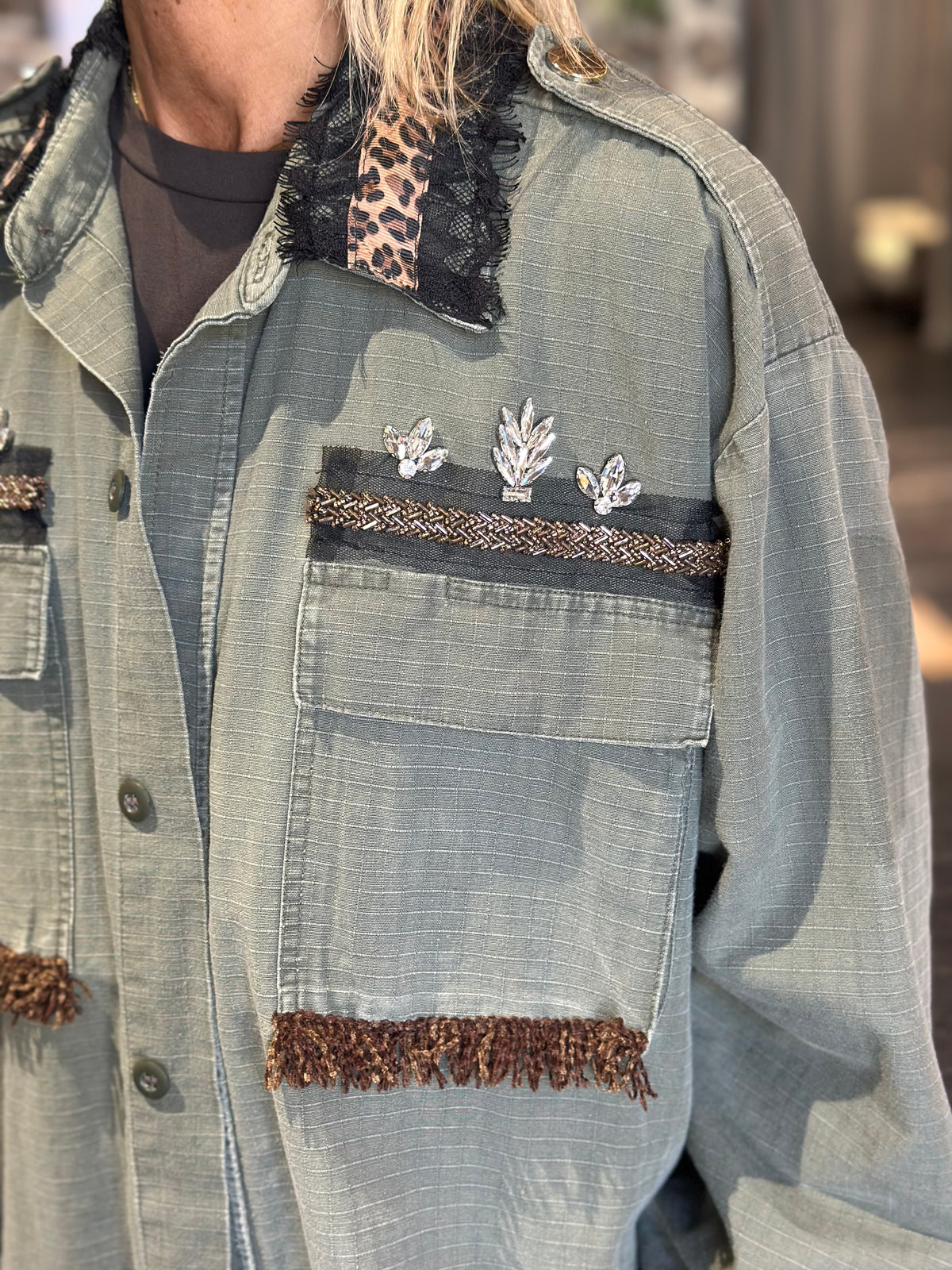 Camicia militare colletto maculato _ MI.LE. for soku