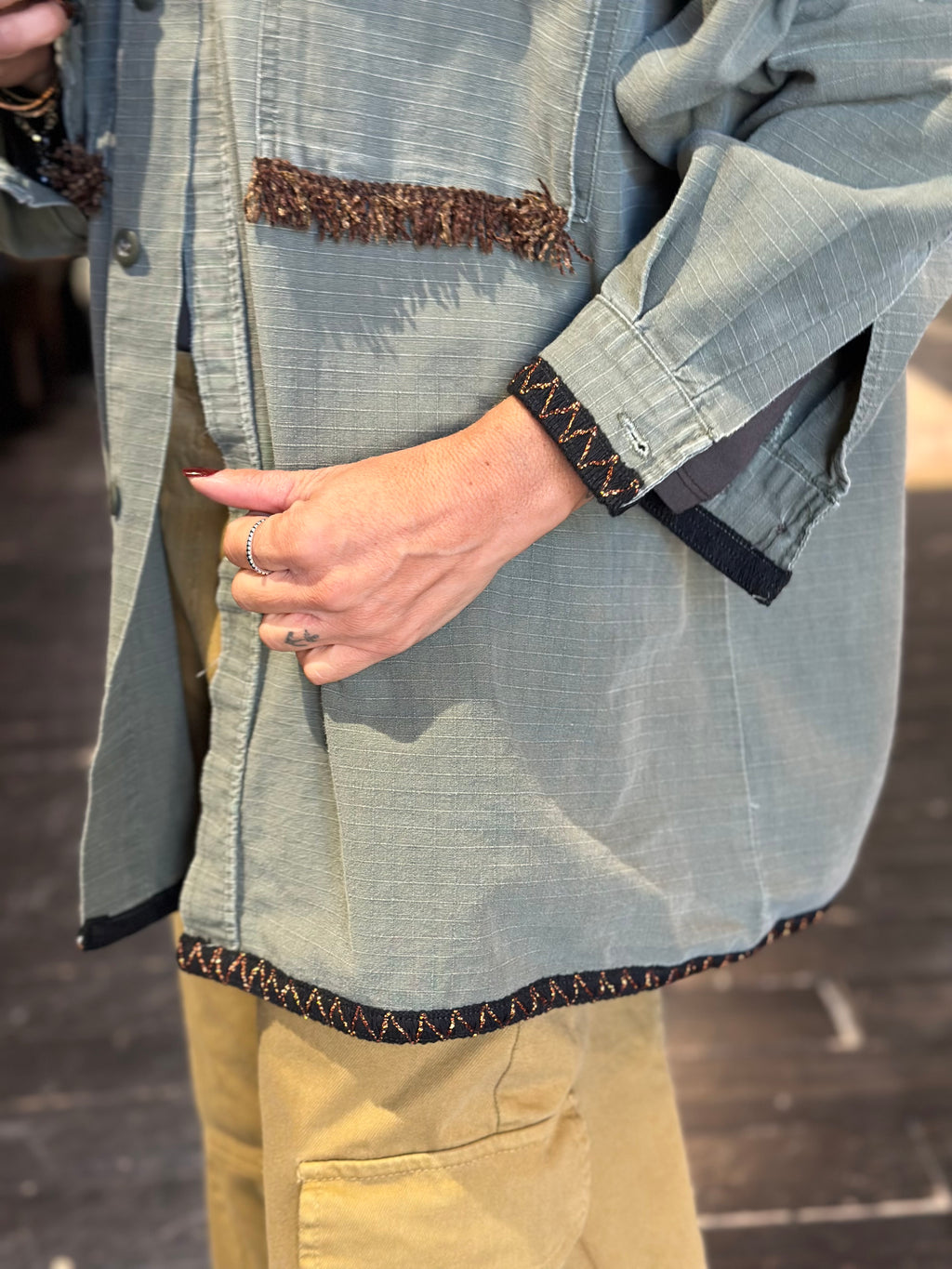 Camicia militare colletto maculato _ MI.LE. for soku