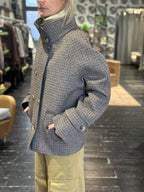 Giaccone corto pied-de-poule  _ MI.LE. for soku