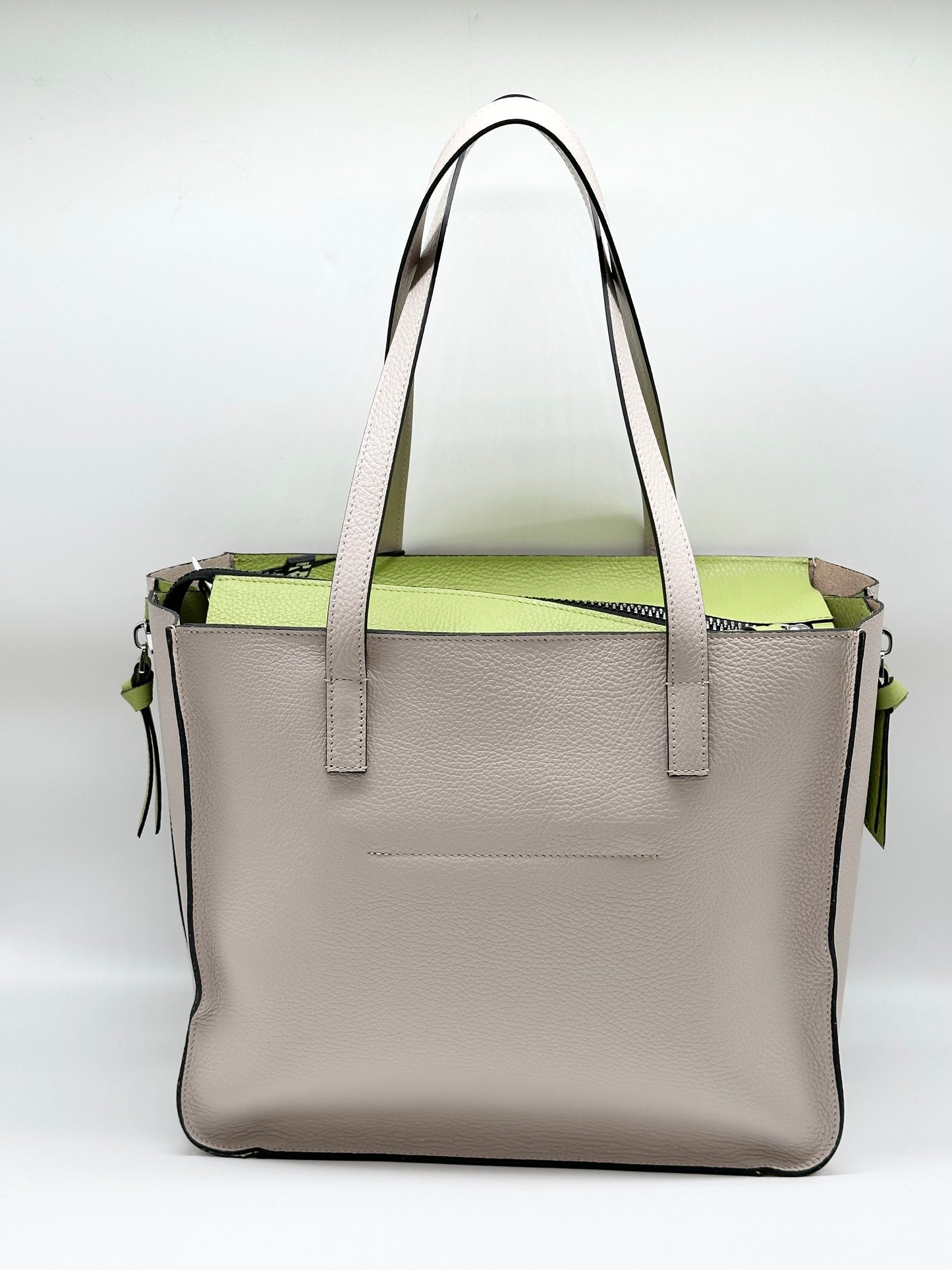 Borsa bicolor Beige