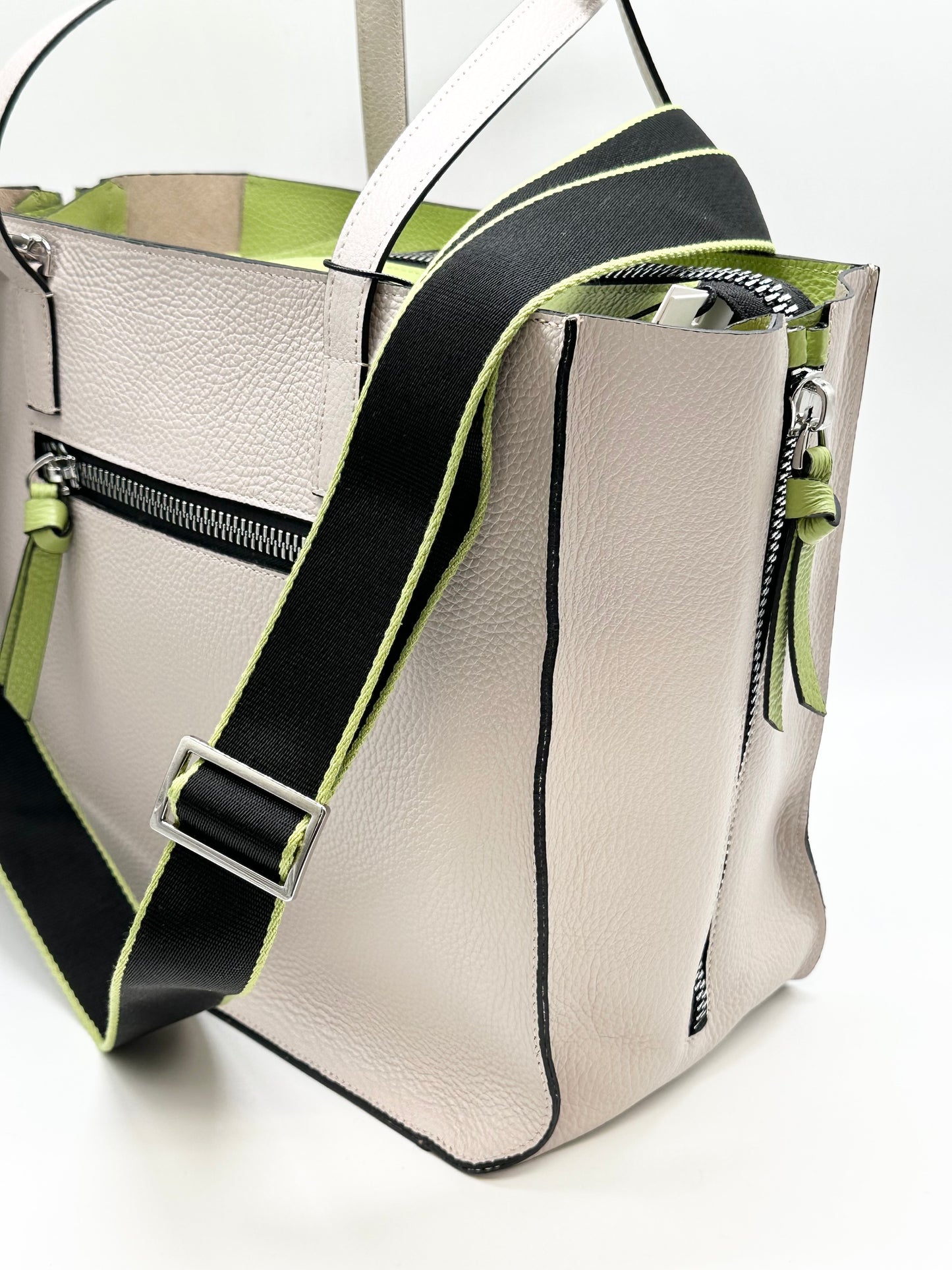 Borsa bicolor Beige