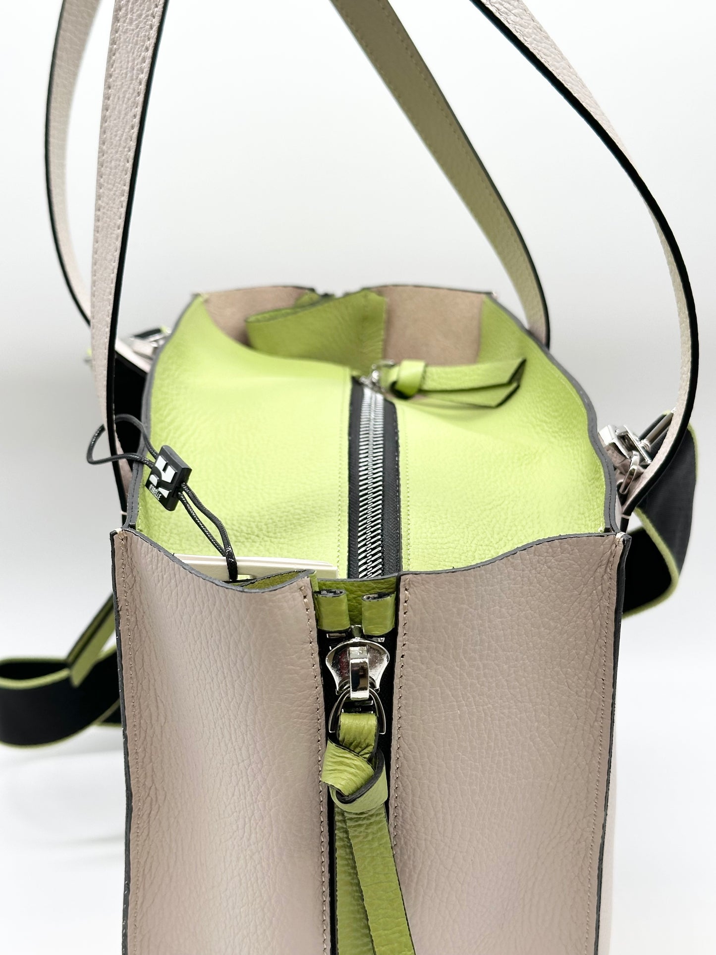 Borsa bicolor Beige