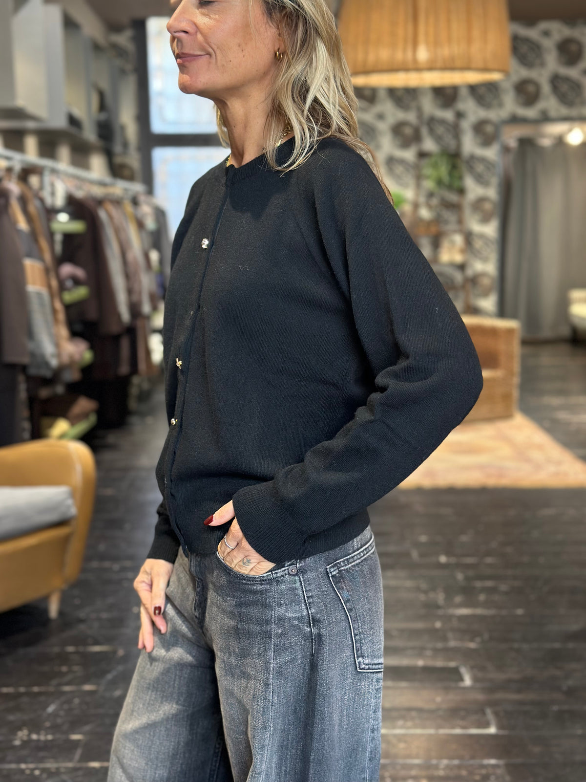 Cardigan Nero _ Vicolo