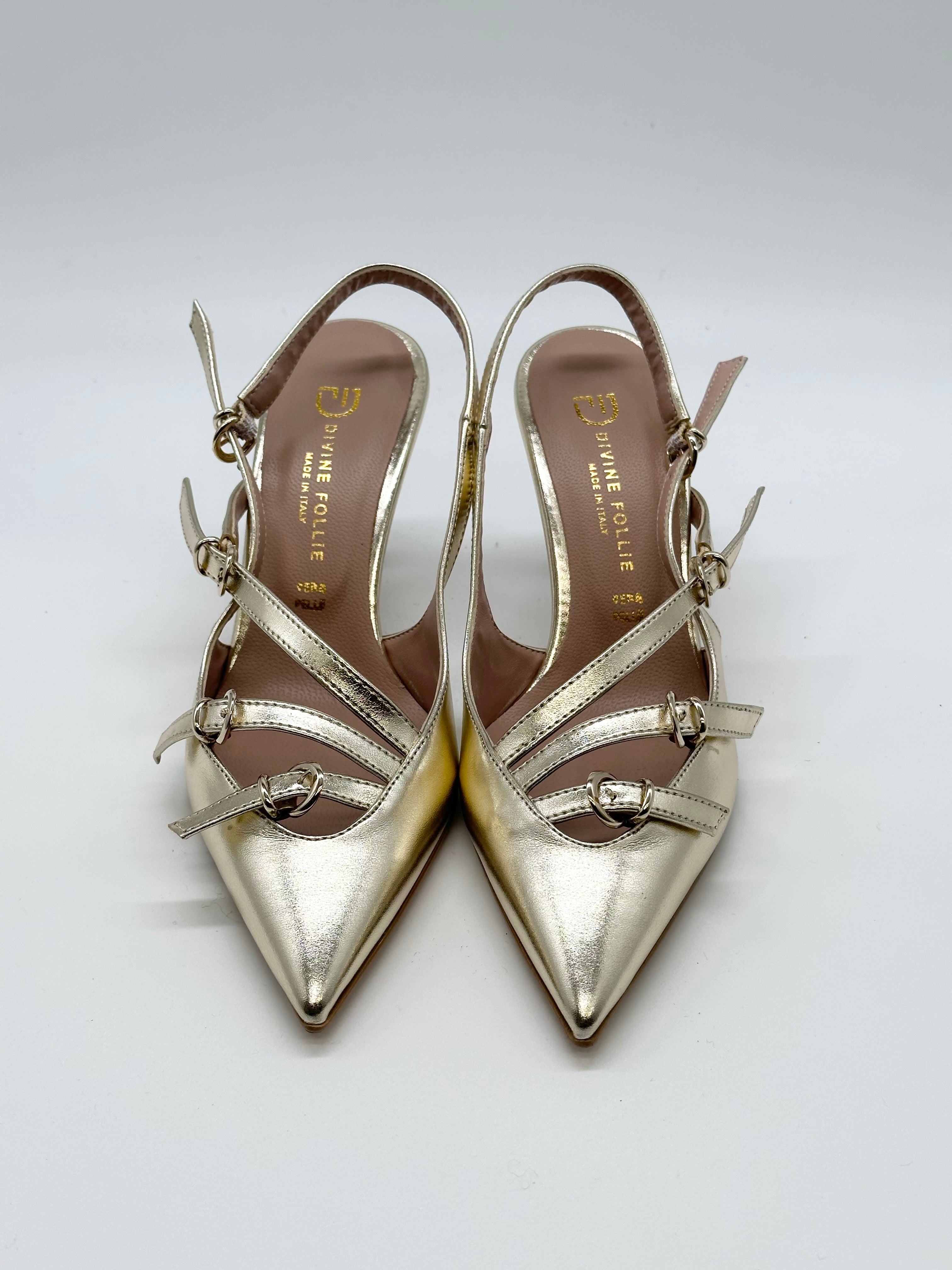 Slingback Oro _ Divine Follie