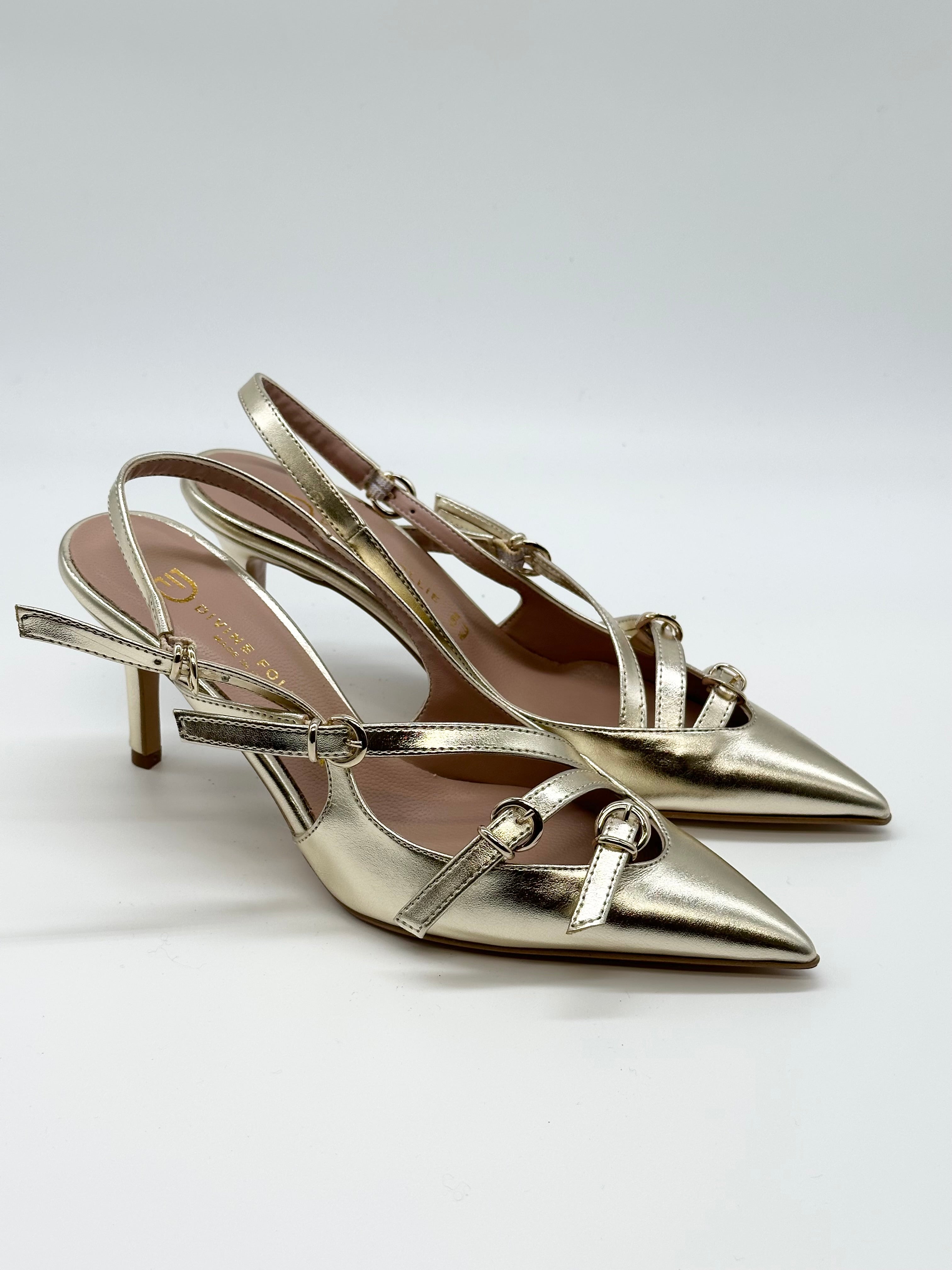 Slingback Oro _ Divine Follie