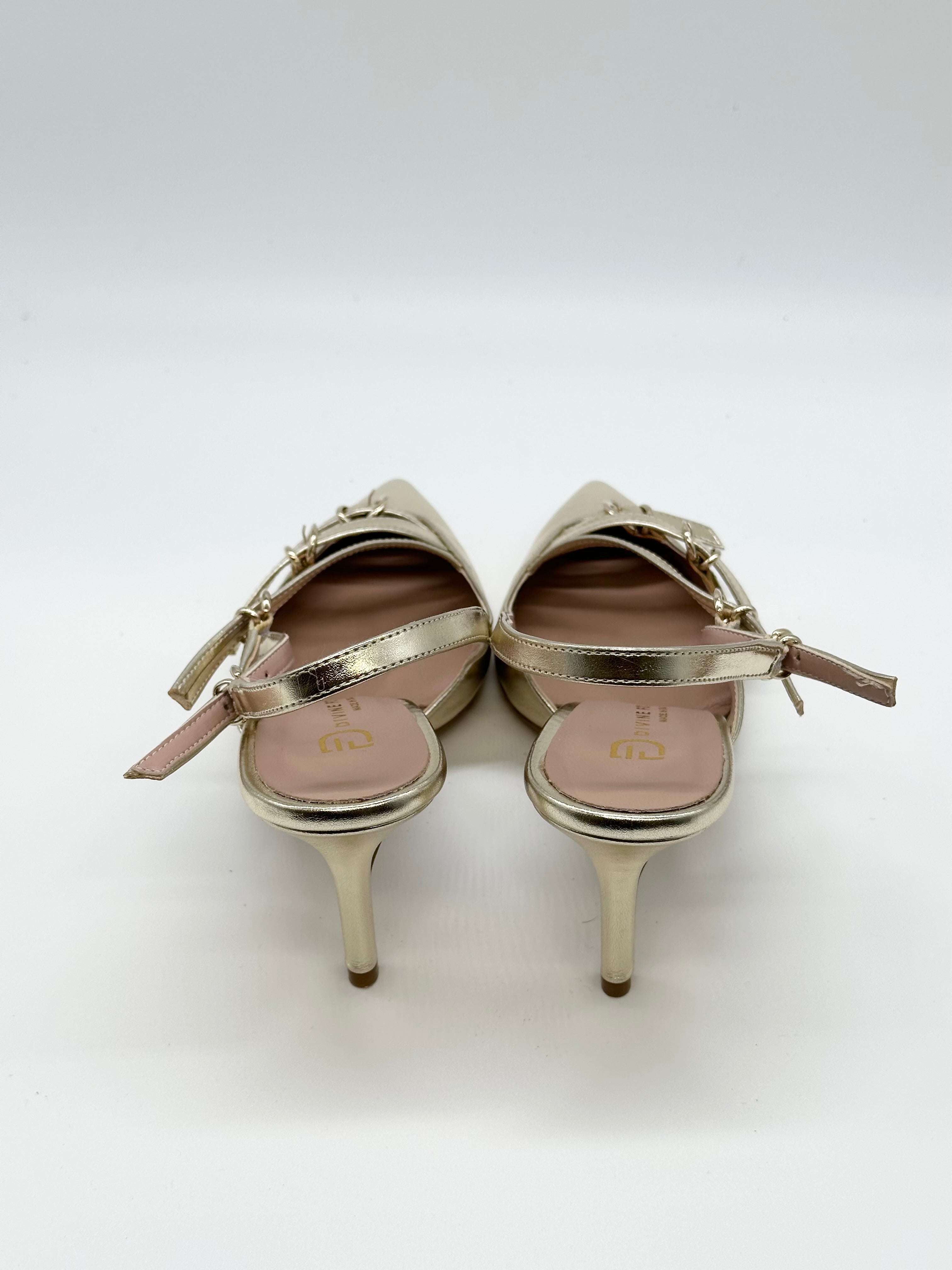 Slingback Oro _ Divine Follie