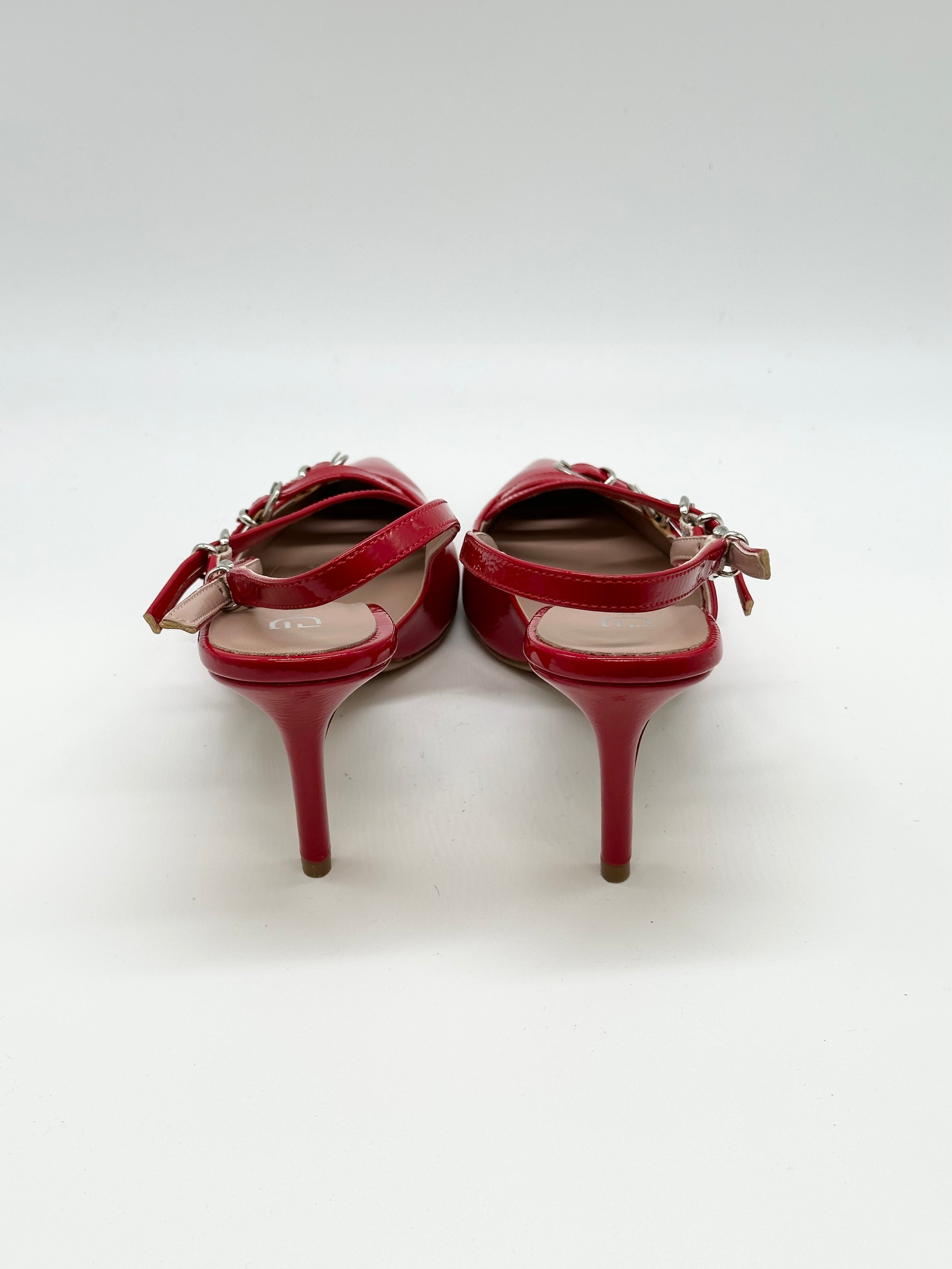 Slingback Rosso _ Divine Follie