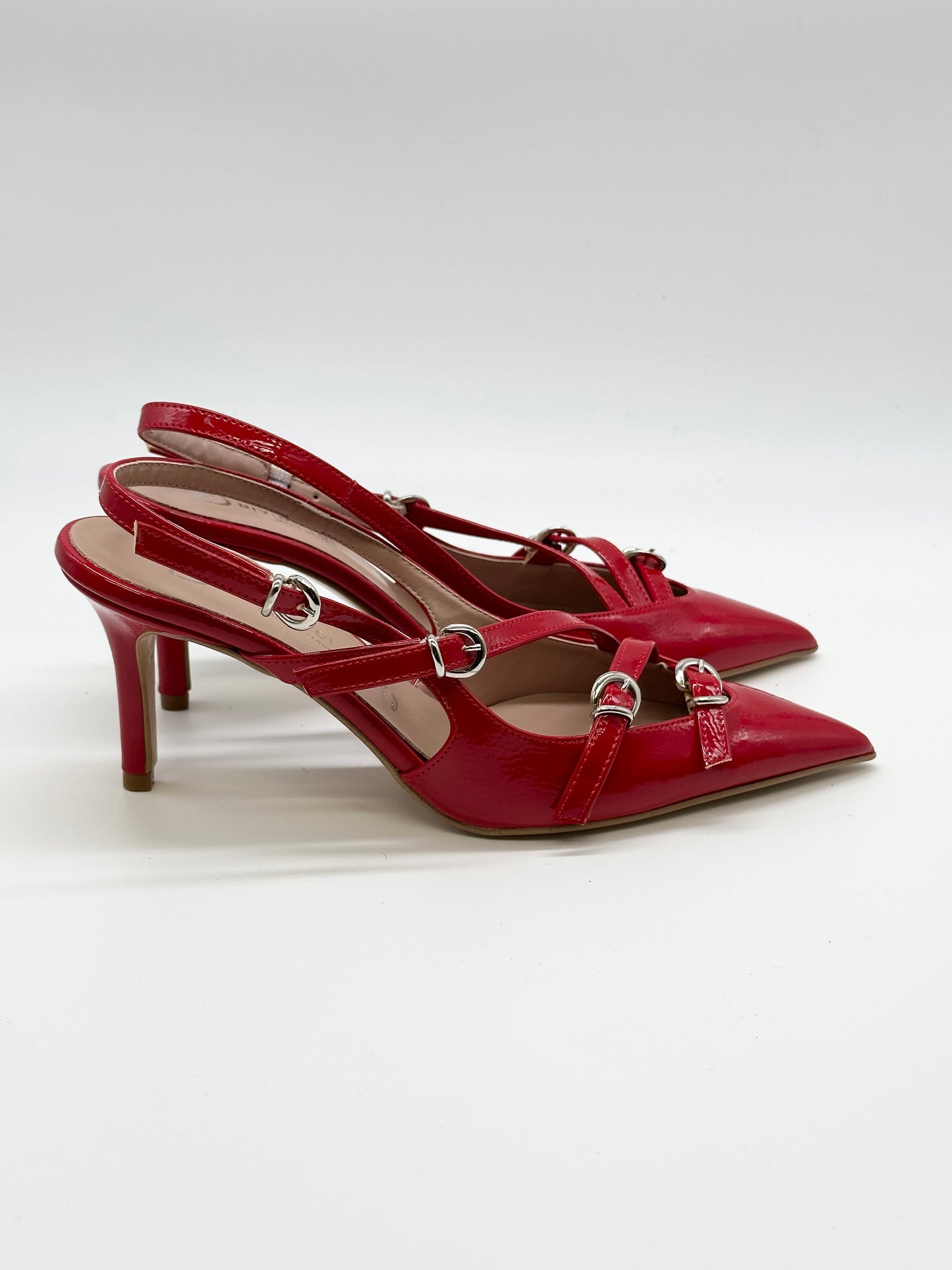 Slingback Rosso