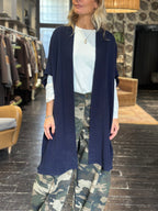 Cardigan Blu Lungo _ Souvenir