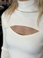 Maglia Cut-Out Panna _ MI.LE. for soku