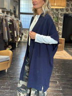 Cardigan Blu Lungo _ Souvenir