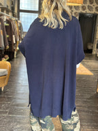 Cardigan Blu Lungo _ Souvenir