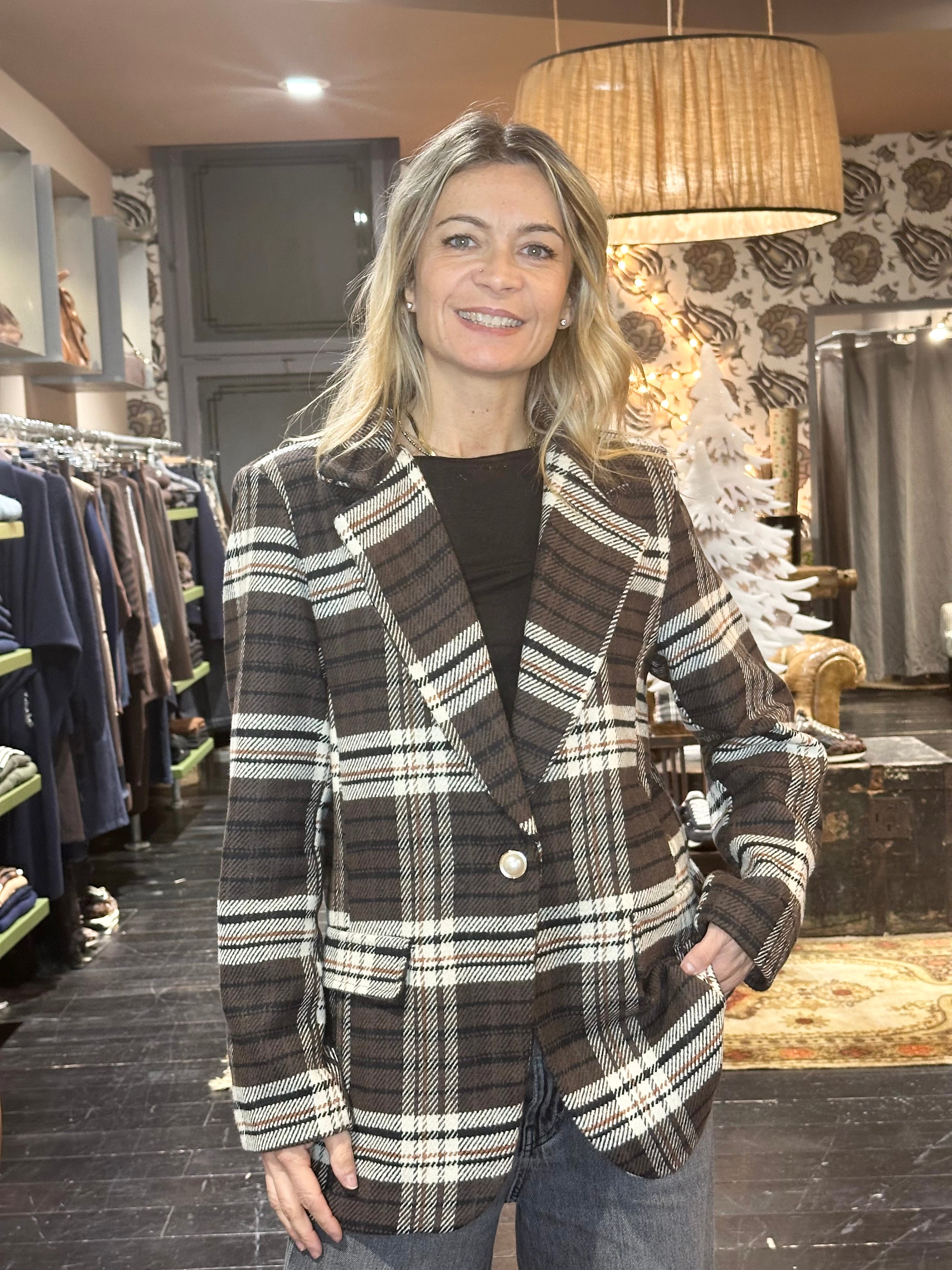 Giacca Ceck Marrone _ MI.LE. for soku